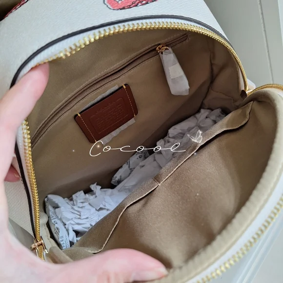 NWT Coach Court Backpack with Strawberry Print Style In Canvas/CAS94 🍓